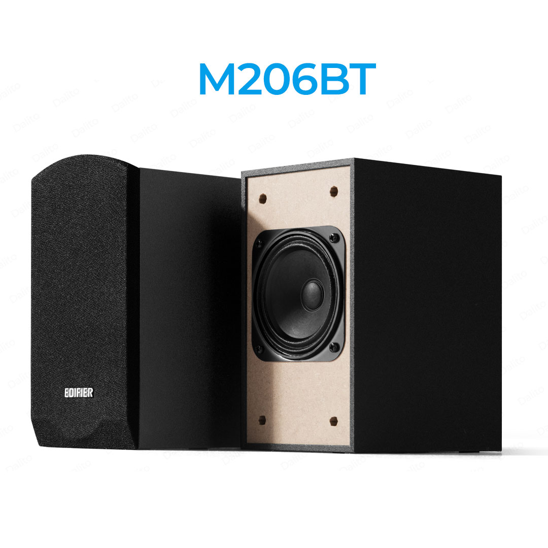 Loa Bluetooth Edifier M206BT (Màu Đen), Vi Tính 2.1, Công Suất 34W, Nghe Nhạc Driver Bass 131mm