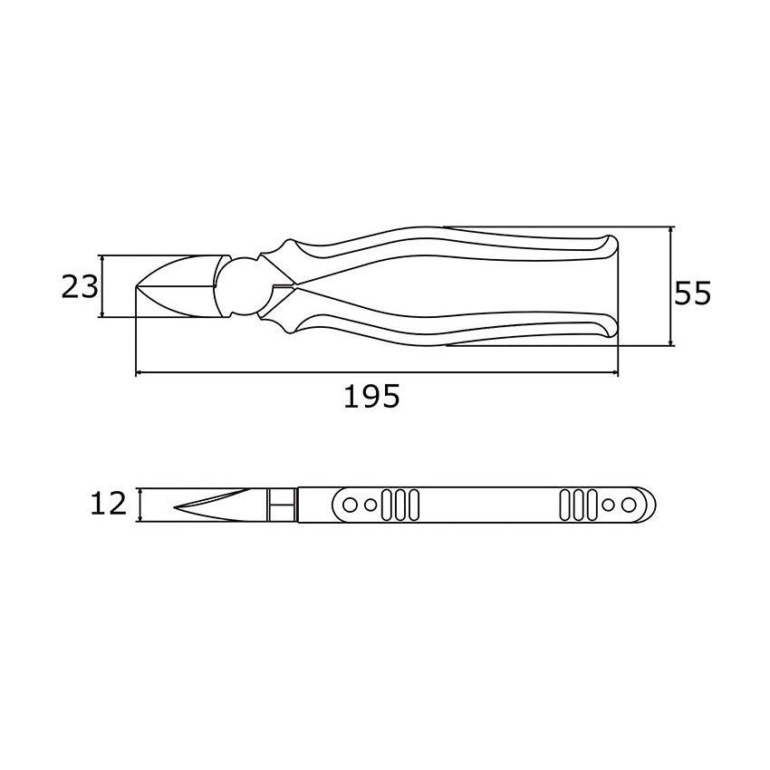 Kìm Cắt Đa Năng Victor ZS80-175 Made in Japan. Kìm chắc chắn, bền bỉ