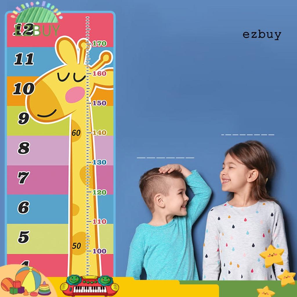 EY-27Pcs/Set Sticky Height Growth Chart Multifunctional Lovely Two-sided Visual Heights Chart Toy for Home