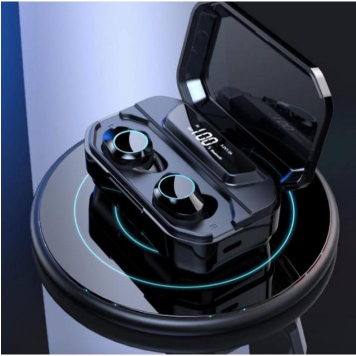 _Tai nghe nhét tai chống ồn Bluetooth G02-TWS tích hợp pin sạc dự phòng 3300mah - AsiaMart