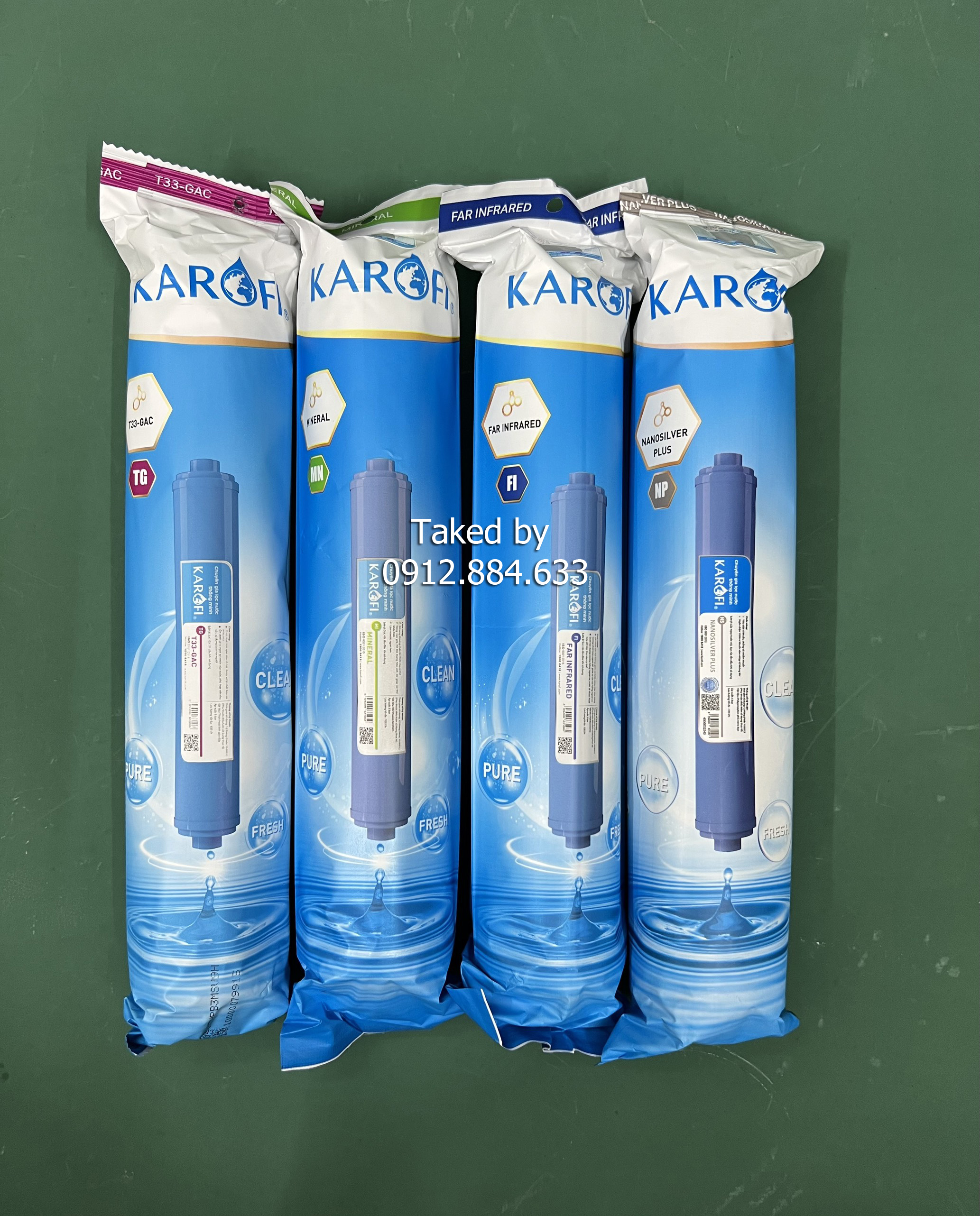 Bộ 8 lõi lọc nước Karofi cho các máy KT-K8I1 - Hàng chính hãng