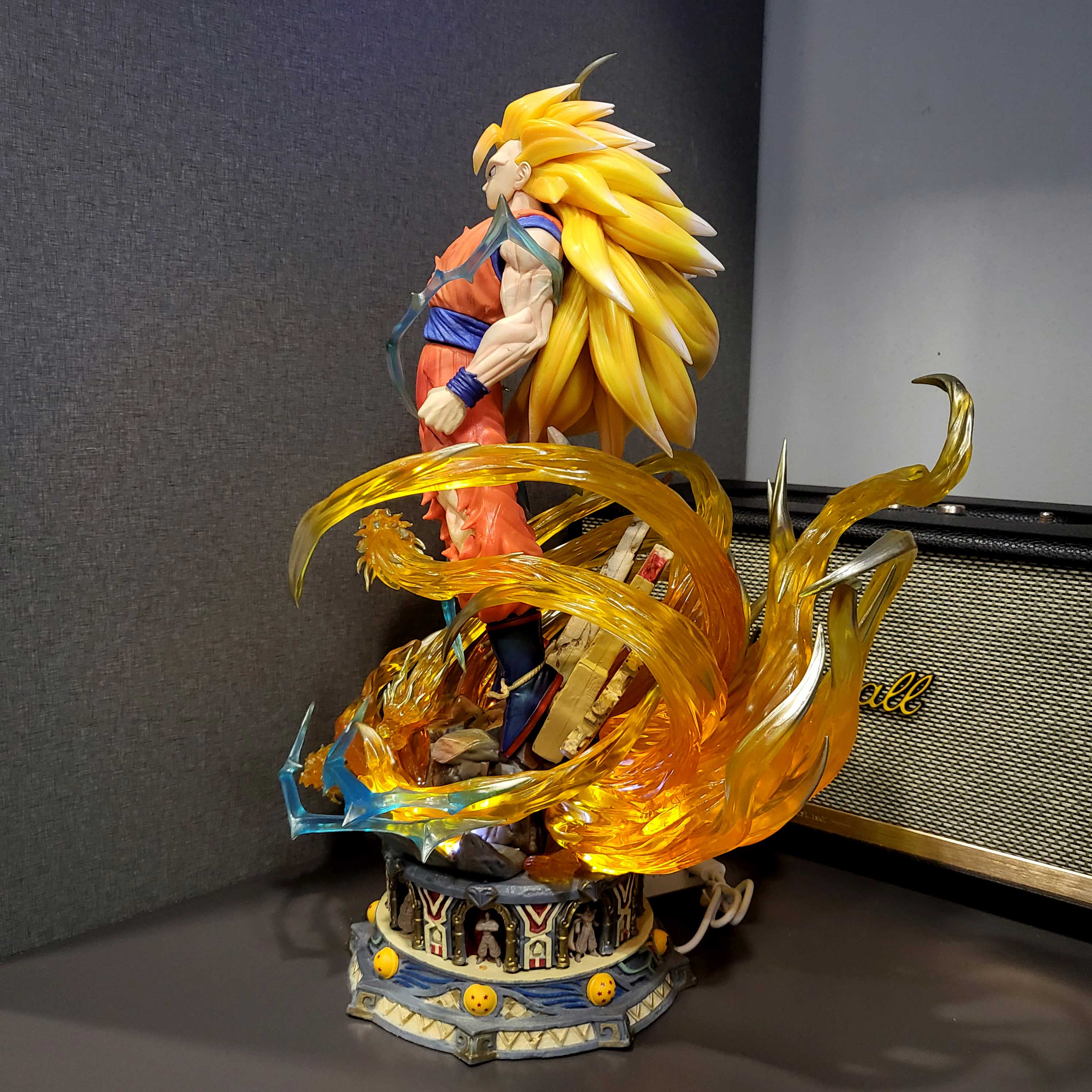 Mô hình Goku SSJ3 42cm có LED (usb) - Dragon Ball