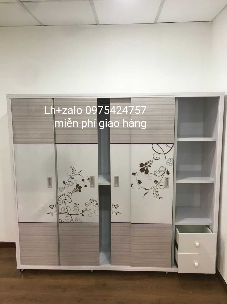 Tủ nhựa đài loan 5 cánh