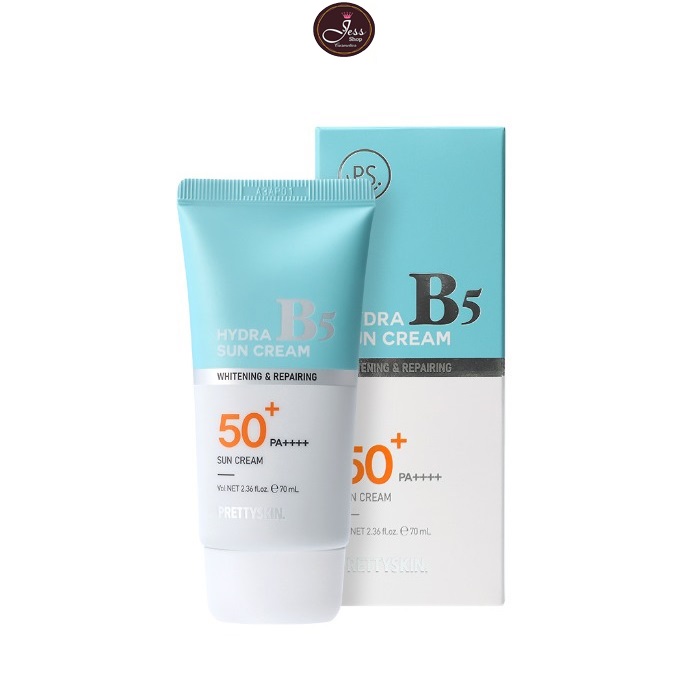 Kem Chống Nắng PrettySkin Whitening & Repairing Hydra B5 Sun Cream SPF50+ PA++++ 70ml