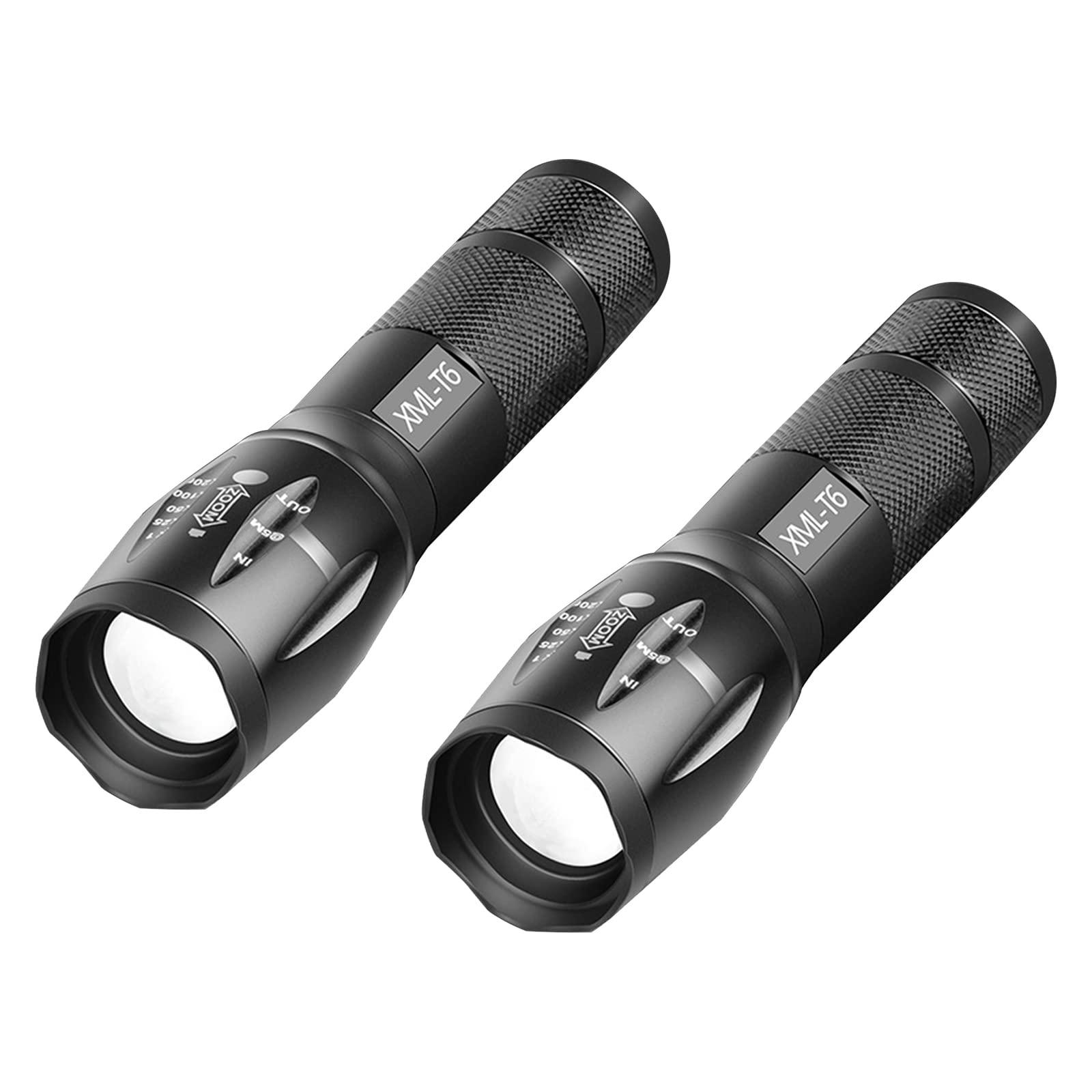 Đèn ngọn đuốc LED cực mạnh, 2 phòng 1000 đèn pin lumens, đèn chiến thuật IP65 không thấm nước với 5 chế độ cho DIY, cắm trại, đi bộ đường dài, ngoài trời, khẩn cấp