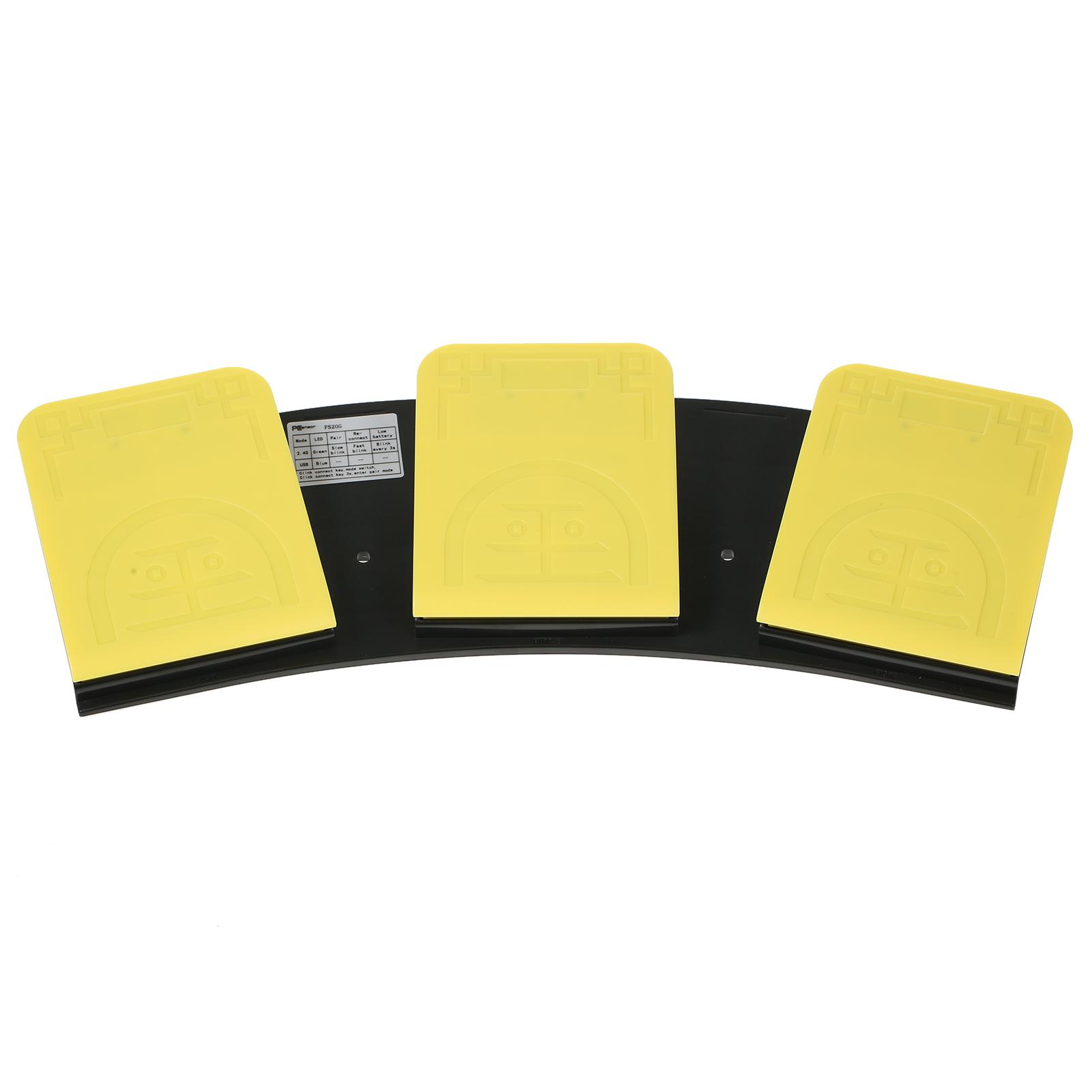 FS20G Triple Foot Switch Multifunctional Customized Foot Pedal USB+2.4G Dual-mode Connection Mechanical Switch Wide Application