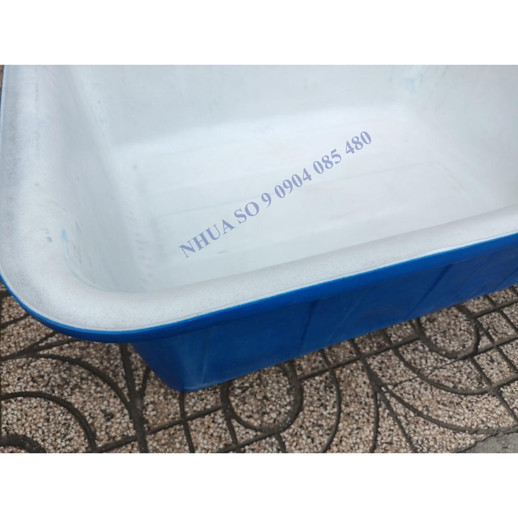 Thùng chữ nhật 500 lít nuôi cá, đựng nước, hải sản