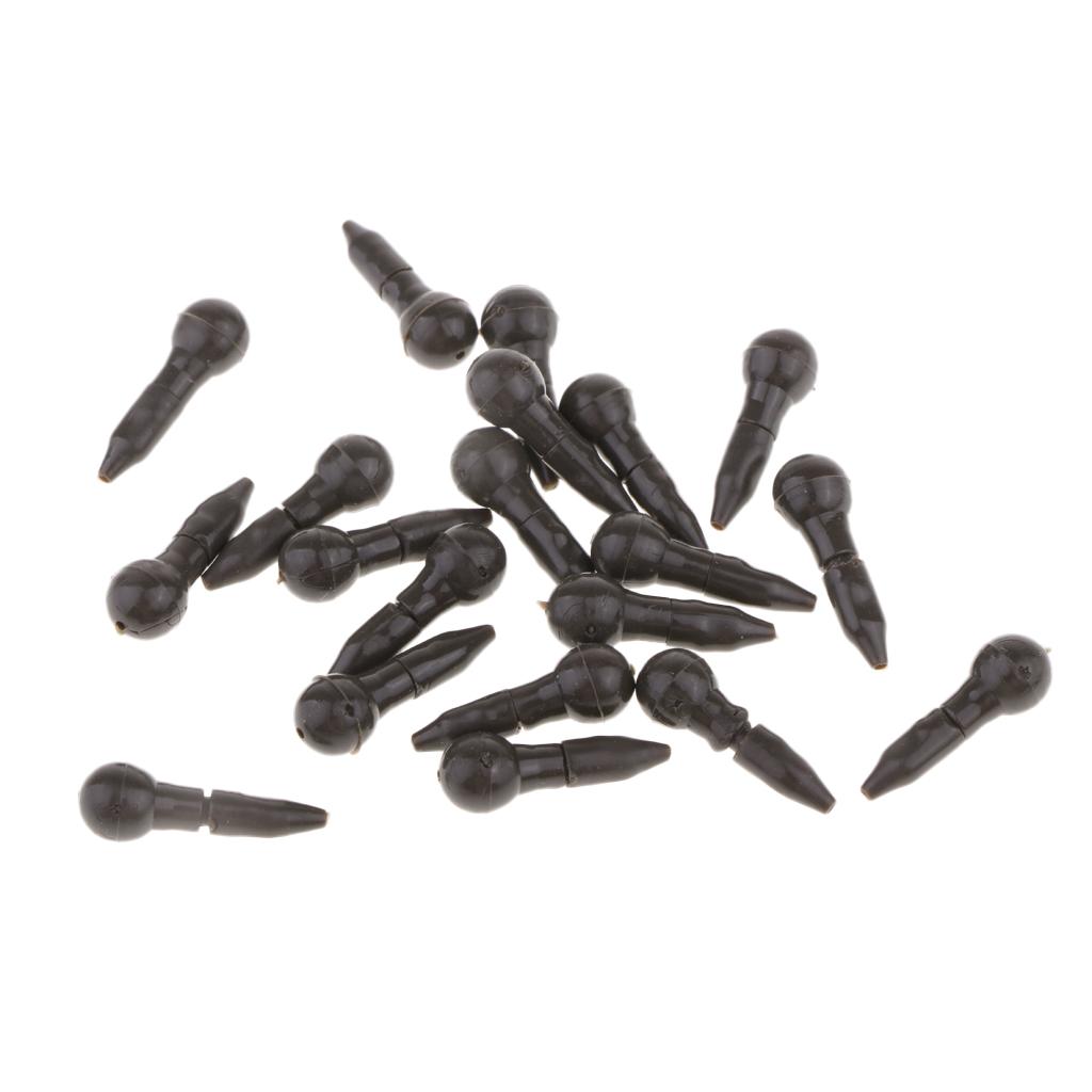 20 Carp Fishing Accessories Quick Change Beads Hair Rigs Connector Hook Link