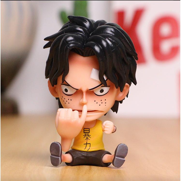 Mô hình One Piece - Mô hình Ace chibi cực kì nét màu đậm loại 1