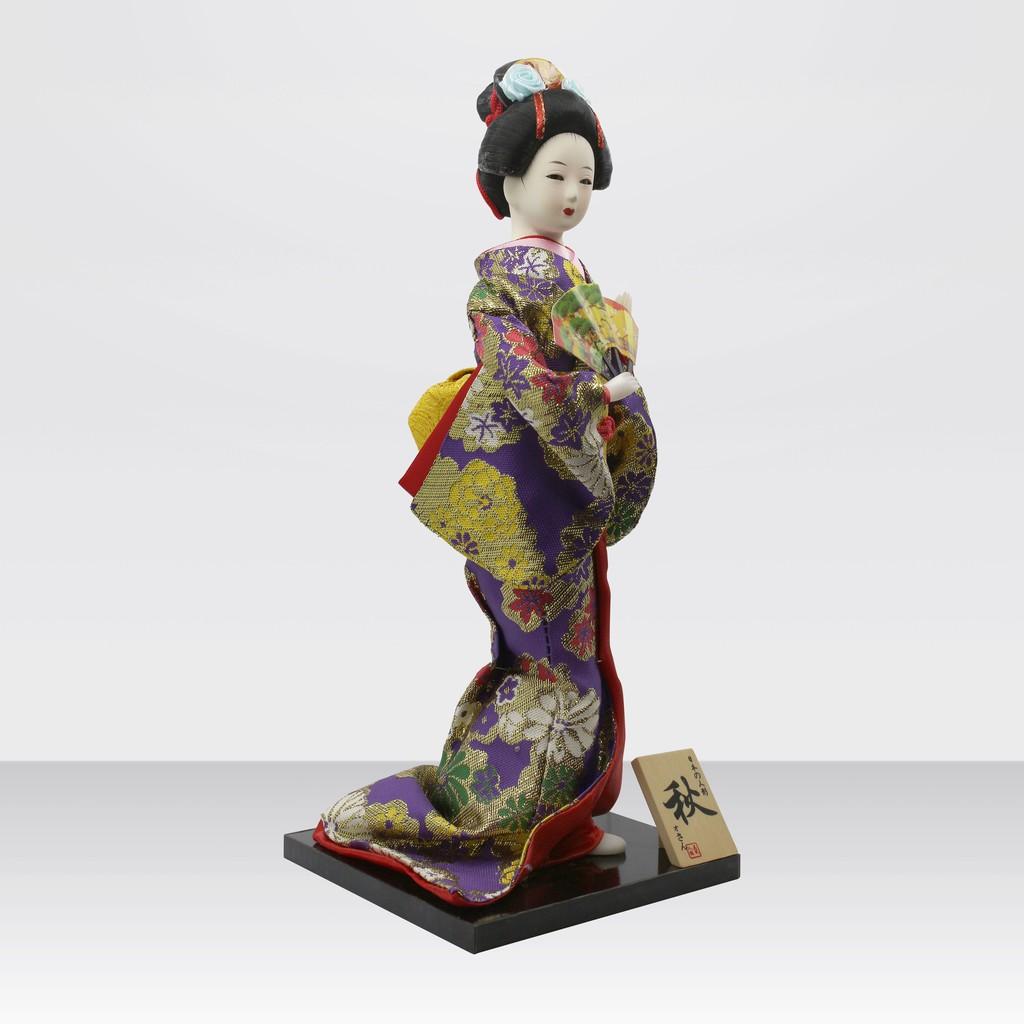 Búp bê Geisha cao 30cm mặc trang phục truyền thống Nhật Bản - mẫu Y04 (ảnh thực tế)