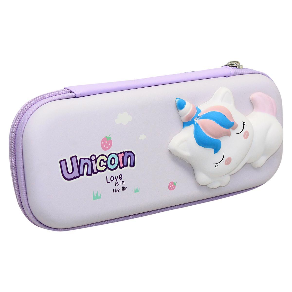 Bóp Viết Vải Unicorn Tím - 7296