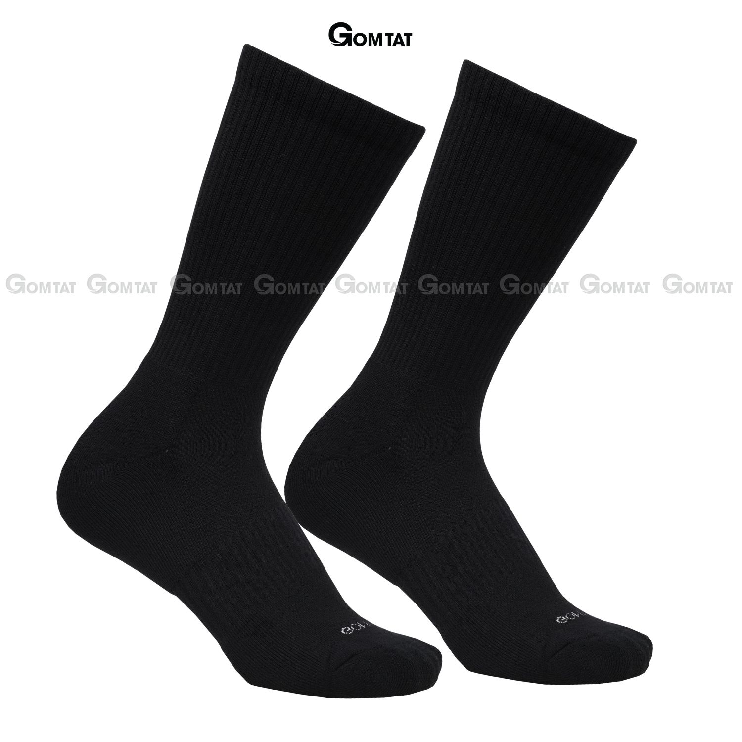 Combo 10 đôi tất nam nữ cao cổ GOMTAT, chất liệu cotton cao cấp, có đệm lót xù êm chân, giữ ấm - NGAN-STA-5009-CAO-CB10