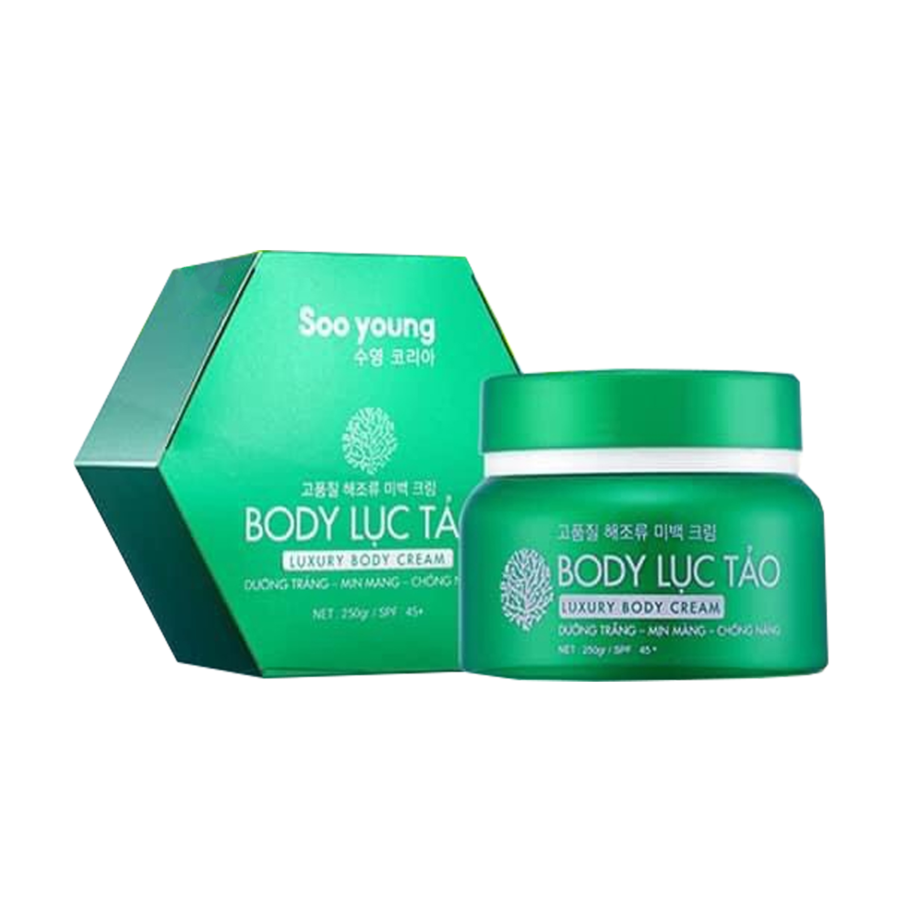 Kem Body Lục Tảo Luxury Body Cream Dưỡng Trắng Da SOO YOUNG (250g)