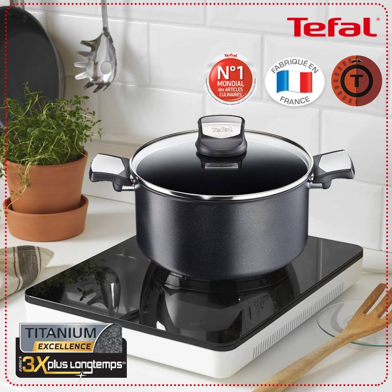 Nồi chống dính đáy từ Tefal Expertise - Hàng chính hãng