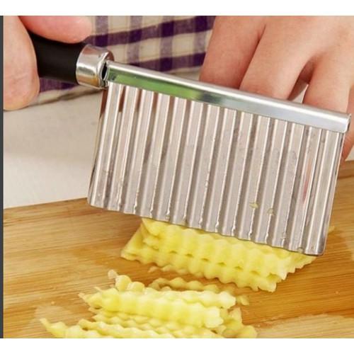 Dao Cắt Lát Rau Củ Lượn Sóng Trang Trí Đồ Ăn Thêm Đẹp Xinh AT0290