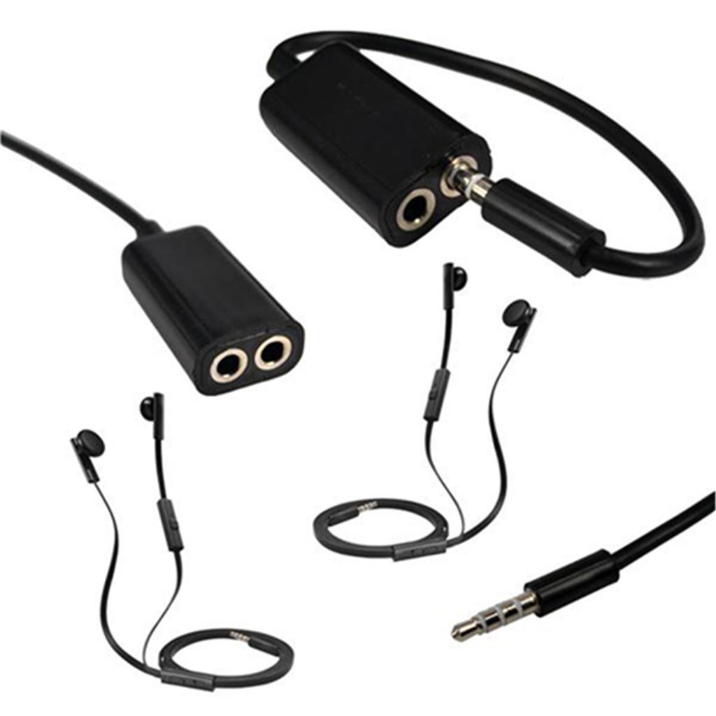 3.5mm Stereo Male Plug to Dual Female  Audio Extension Y Splitter Cable