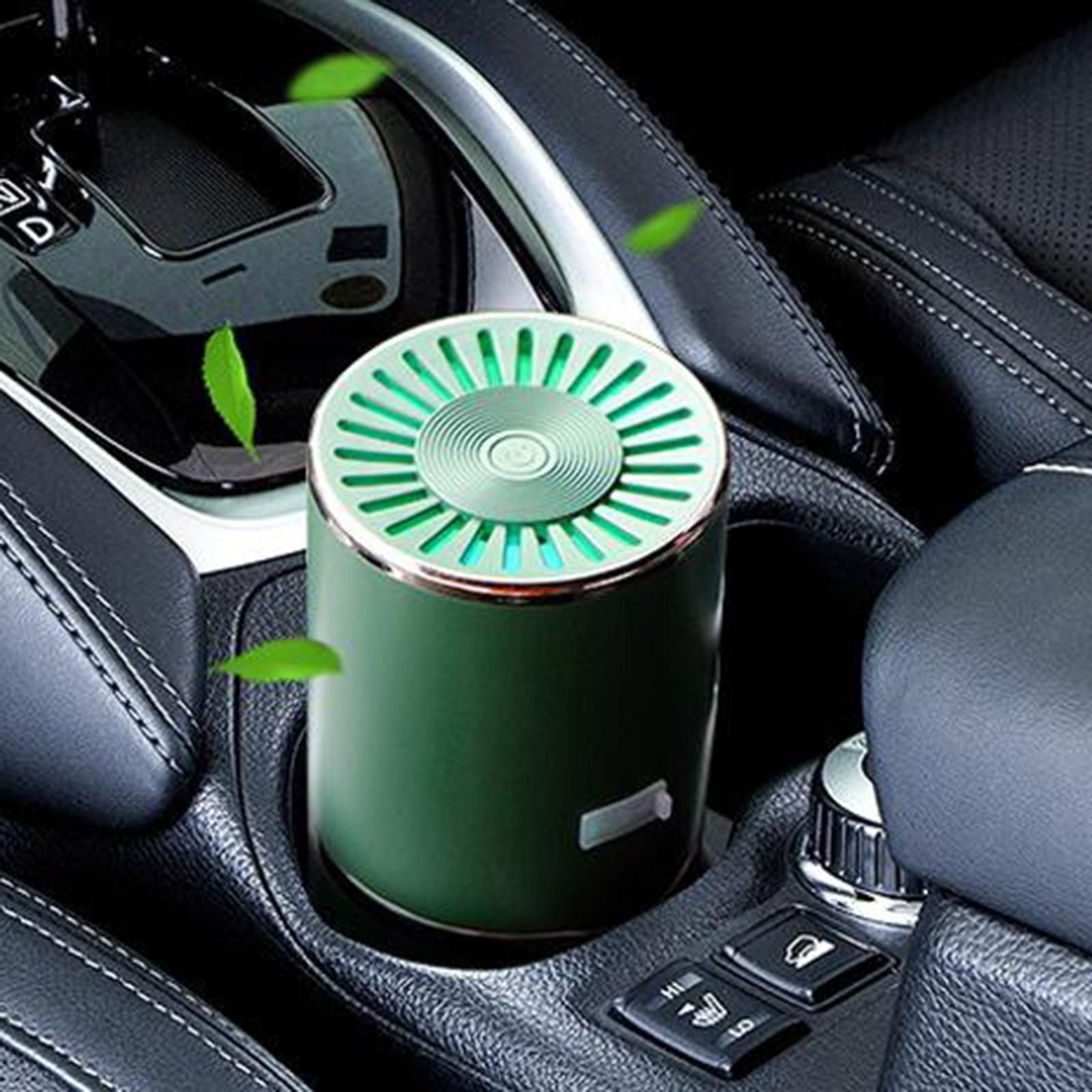 Mini Air Purifier for Home, USB Plug in Portable Desktop Air Cleaner with Night Light, Low Noise Small Air Purifier