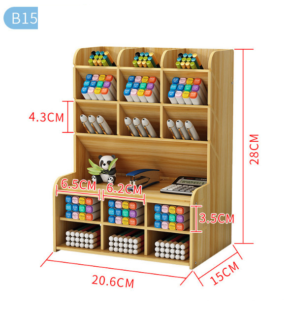 Hộp cắm bút bằng gỗ, kệ bút mini , hộp bút , cắm viết các loại ( Mầu ngẫu nhiên )