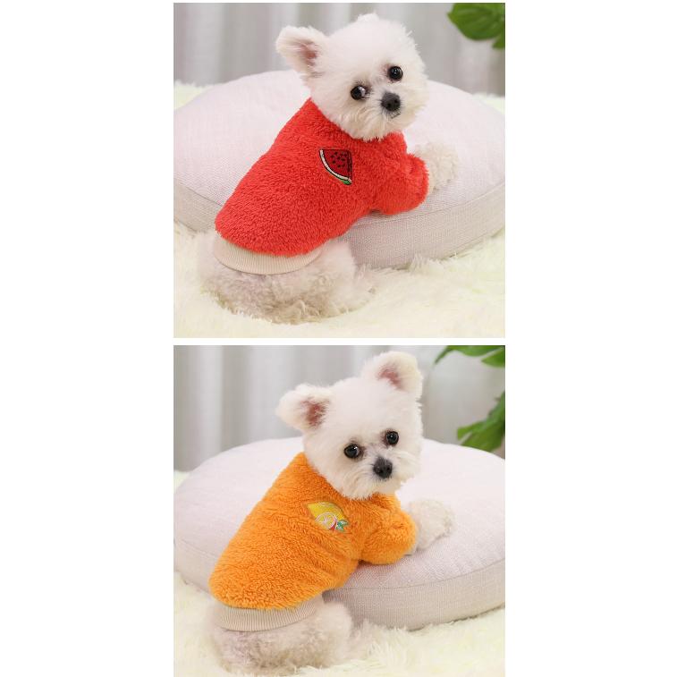 Quần áo cho Chó Mèo Vải Len, dày ấm áp, Mùa Thu Đông ,  Quần áo cho thú cưng