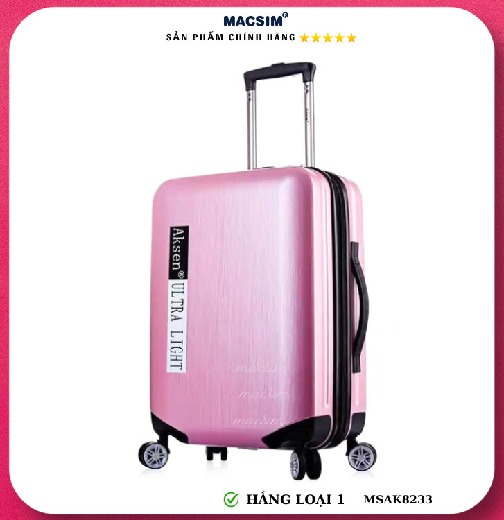 Vali cao cấp Macsim Aksen hàng loại 1 MSAK8233 cỡ 20inch 24inch