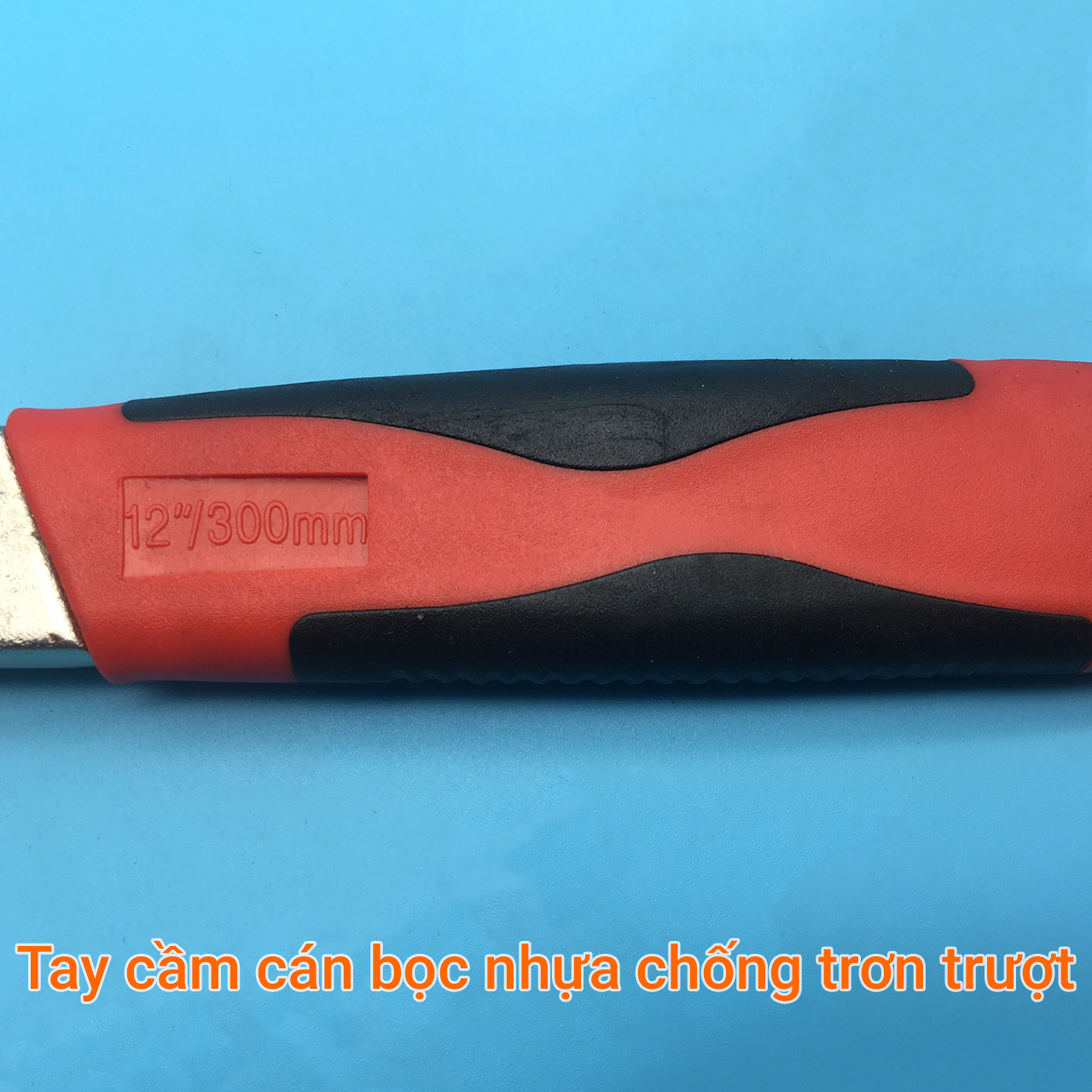 Mỏ lết tay cầm bọc nhựa kích cỡ tùy chọn: 8inch/10inch/12inch