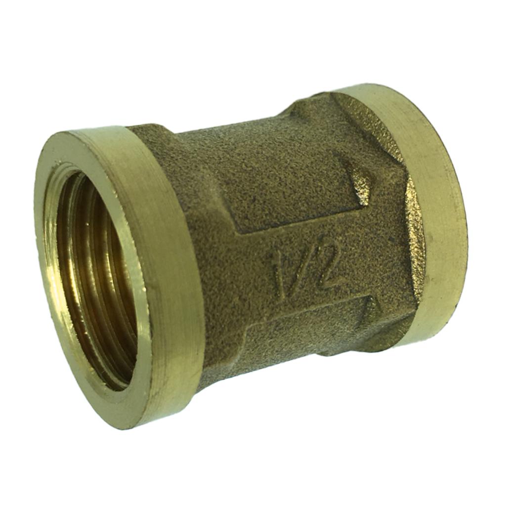 1 G1/2 Nữ x G1/2 Đồng hồ Nữ Ren Kết Nối Adapter Ống