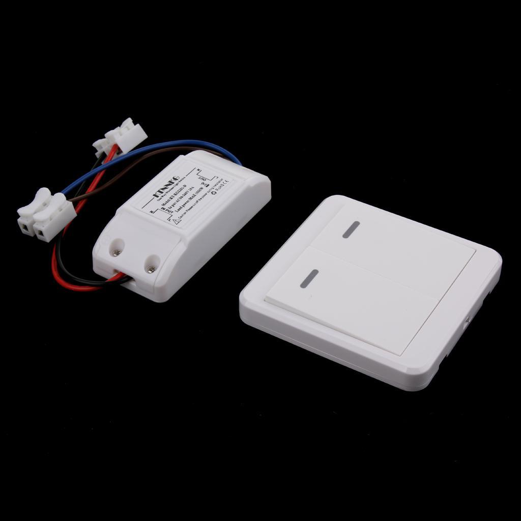 Home Wireless ON/OFF Switch Remote Control Wall Panel Remote Lights
