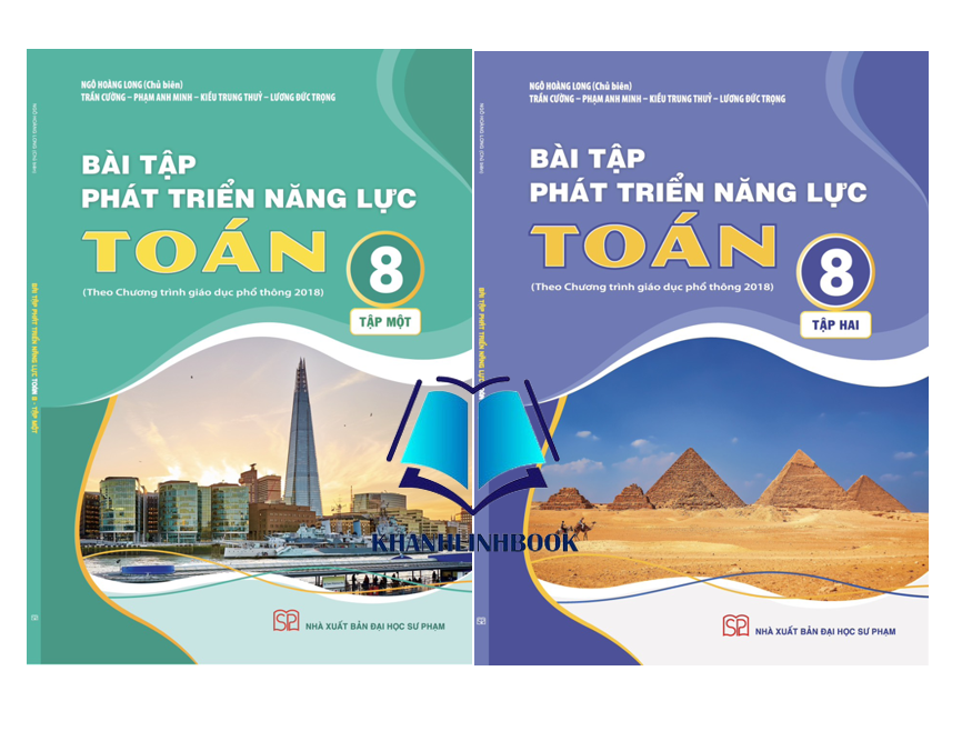 Sách - Combo Bài tập phát triển năng lực Toán 8 - tập 1 + 2