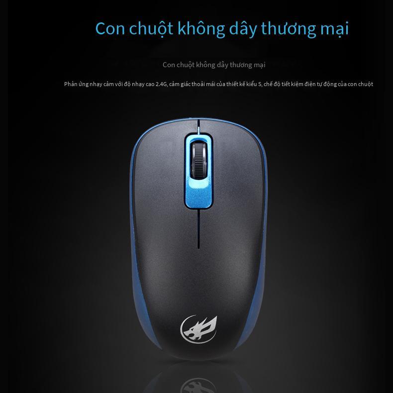 Vận Chuyển Nhanh Hàng Mới Về Beacon Wolf 2.4GHz Không Dây Văn Phòng Kinh Doanh Chuột Laptop Không Giới Hạn Chuột