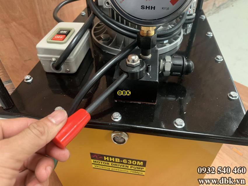Bơm điện thủy lực 35 lít dầu 1.5 kW HHB-630M