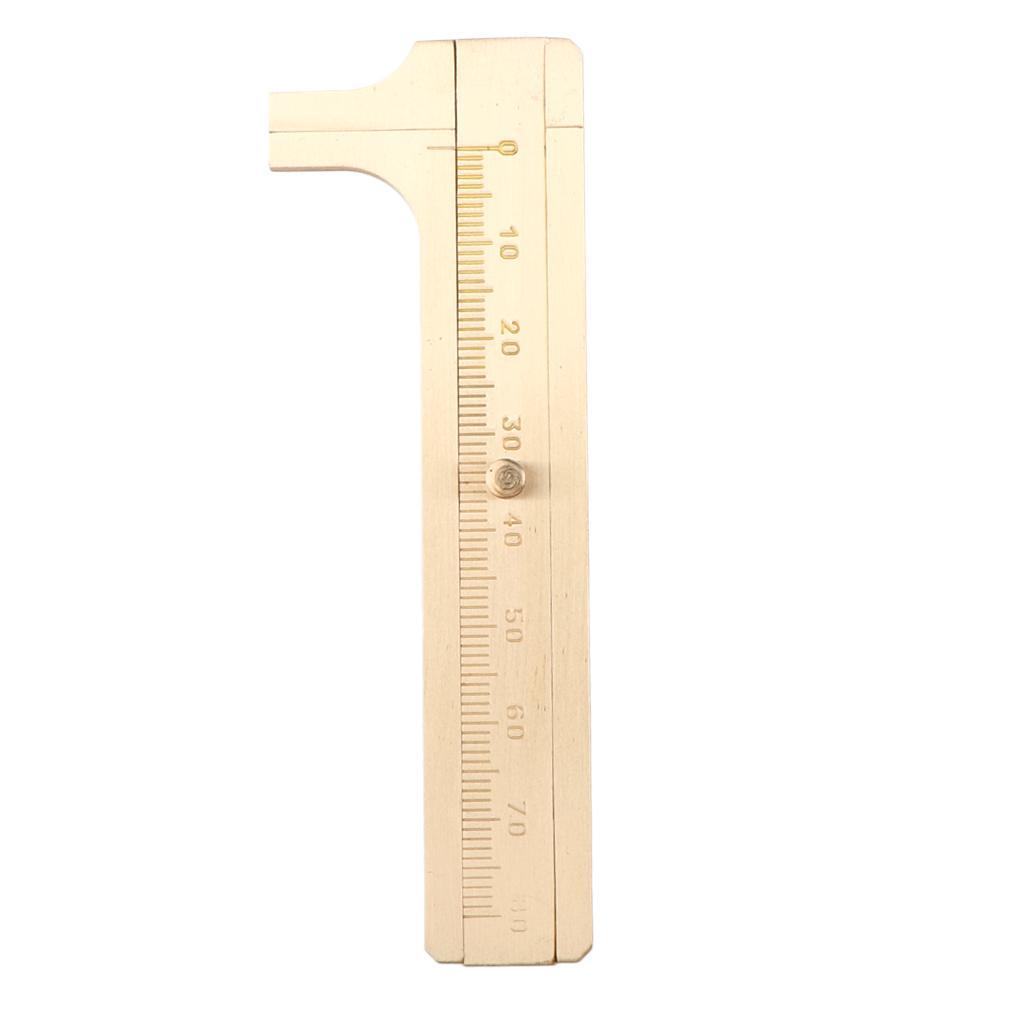 Mini Sliding Gauge Bead Wire Jewelry Measuring Pocket Caliper