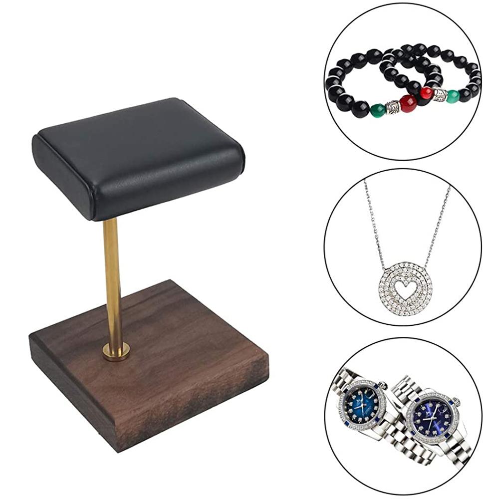 2xMarble & PU Watch Holder Stand for Display Style 6