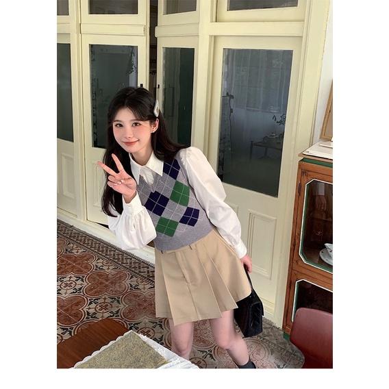 Áo sơ mi tay bồng Hàn Quốc