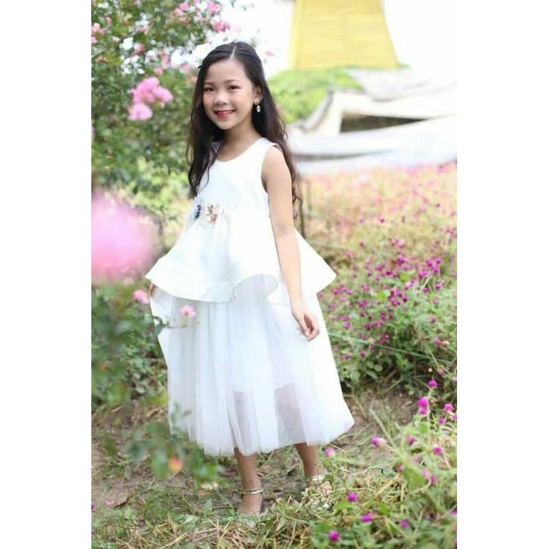 THANH LÝ TOÀN SHOP - Đầm công chúa 4 thiết kế bồng eo Momkid