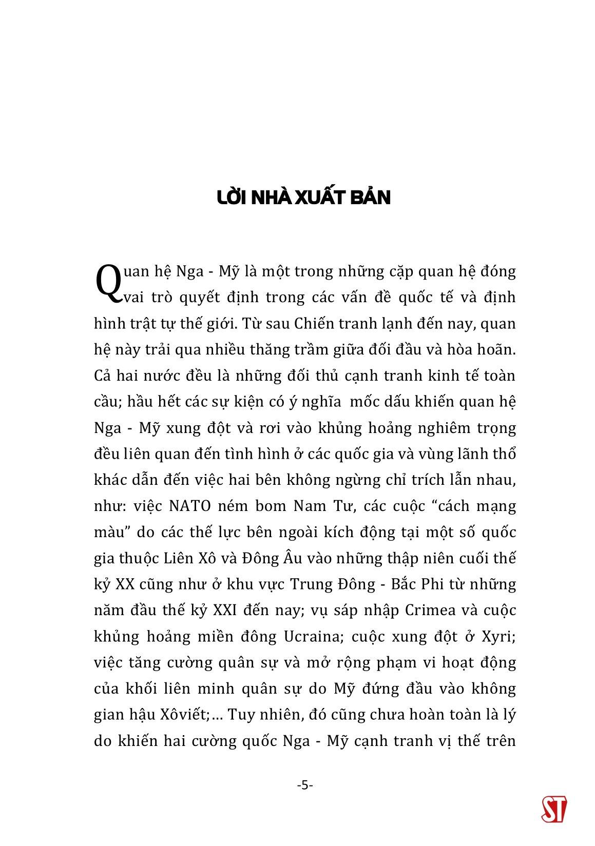 Đối Đầu Nga-Mỹ - &quot;Cuộc Chiến Tranh Lạnh Mới&quot;?