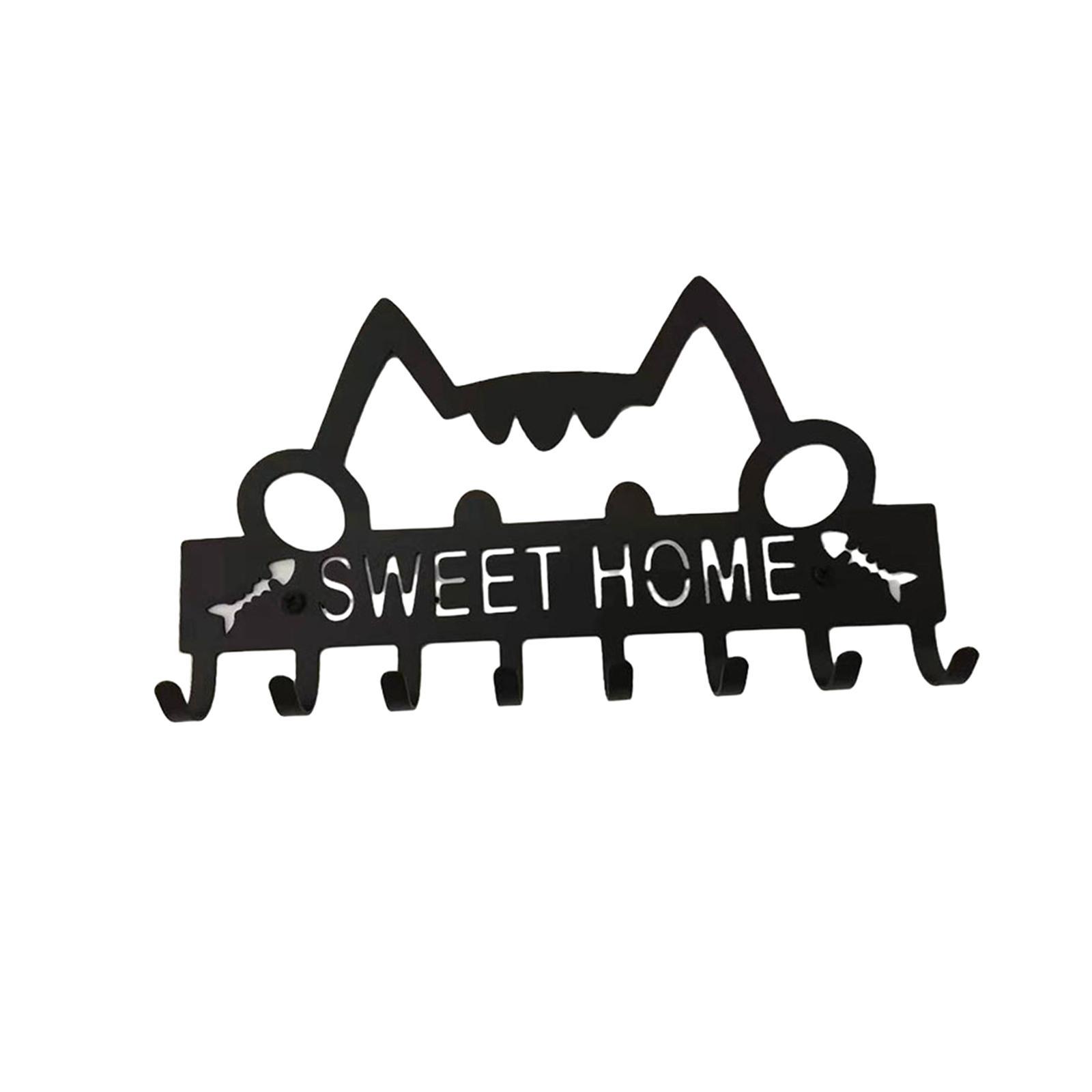 Sweet Home Wall Hanger Key Holder Hooks Key Rack for Decoration Entryway Bag