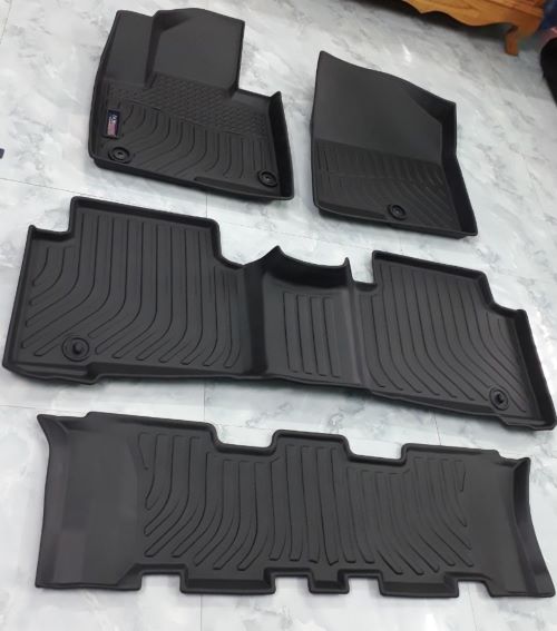 Thảm sàn dành cho xe Hyundai Santafe 2013 - 2018 thương hiệu DCSMat