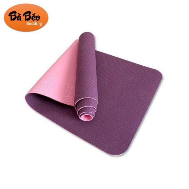 Thảm tập Yoga cao cấp TPE 2 lớp, thảm tập yoga yoga pilates