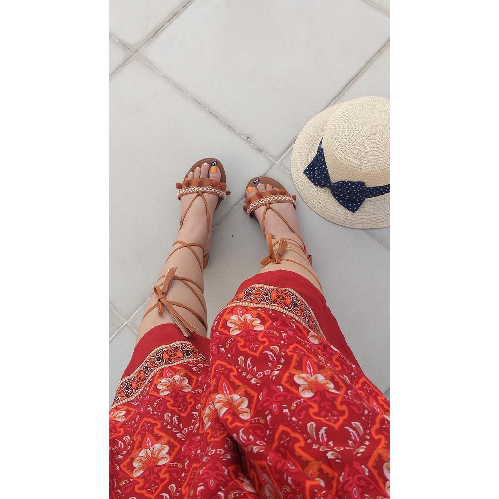 Giày Sandal Phong Cách Boho