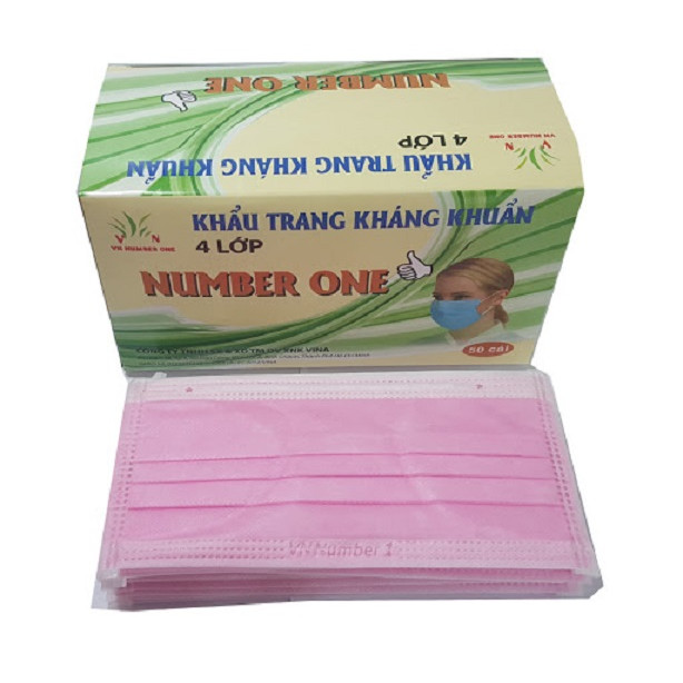 khẩu trang y tế 4 lớp VN Number One