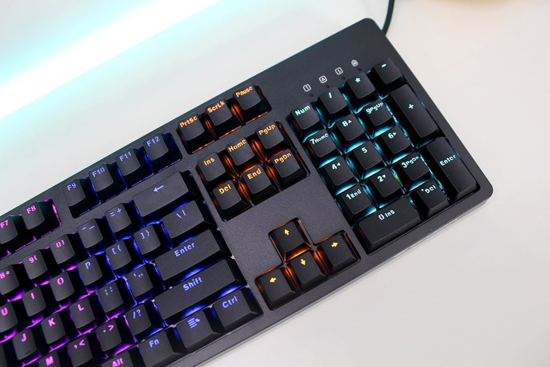 Bàn Phím Cơ Gaming EK3104 RGB - Hàng Chính Hãng