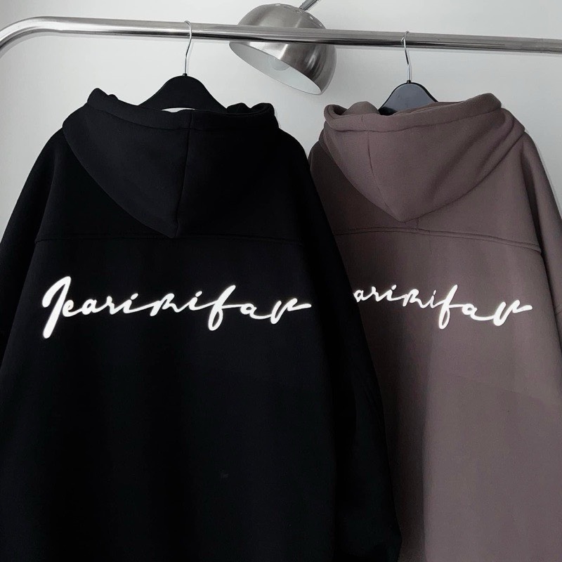 HOODIE ZIP CHỮ IN FEAR PHẢN QUANG FORM UNISEX, Áo Khoác Hoodie Zip Nam Nữ Form Rộng In Chữ, Áo Khoác Hoodie Form Rộng Chất Vải Nỉ Ngoại Siêu Đẹp chống nắng mùa hè