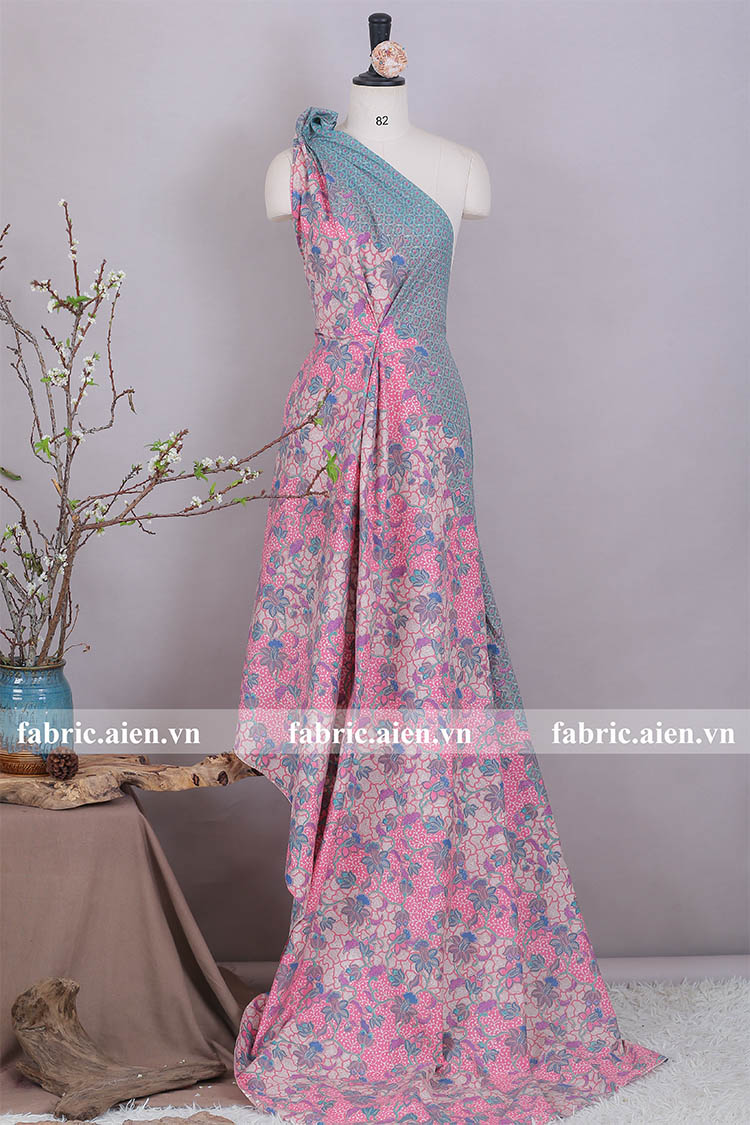 Vải Batik Cirebon Katun Print ABSOCIK-03 | VẢI BÁN THEO TẤM