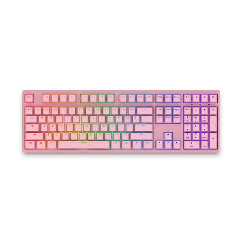 Bàn phím gaming AKKO 3108S RGB Pro Pink - Cổng USB- Hàng Chính Hãng