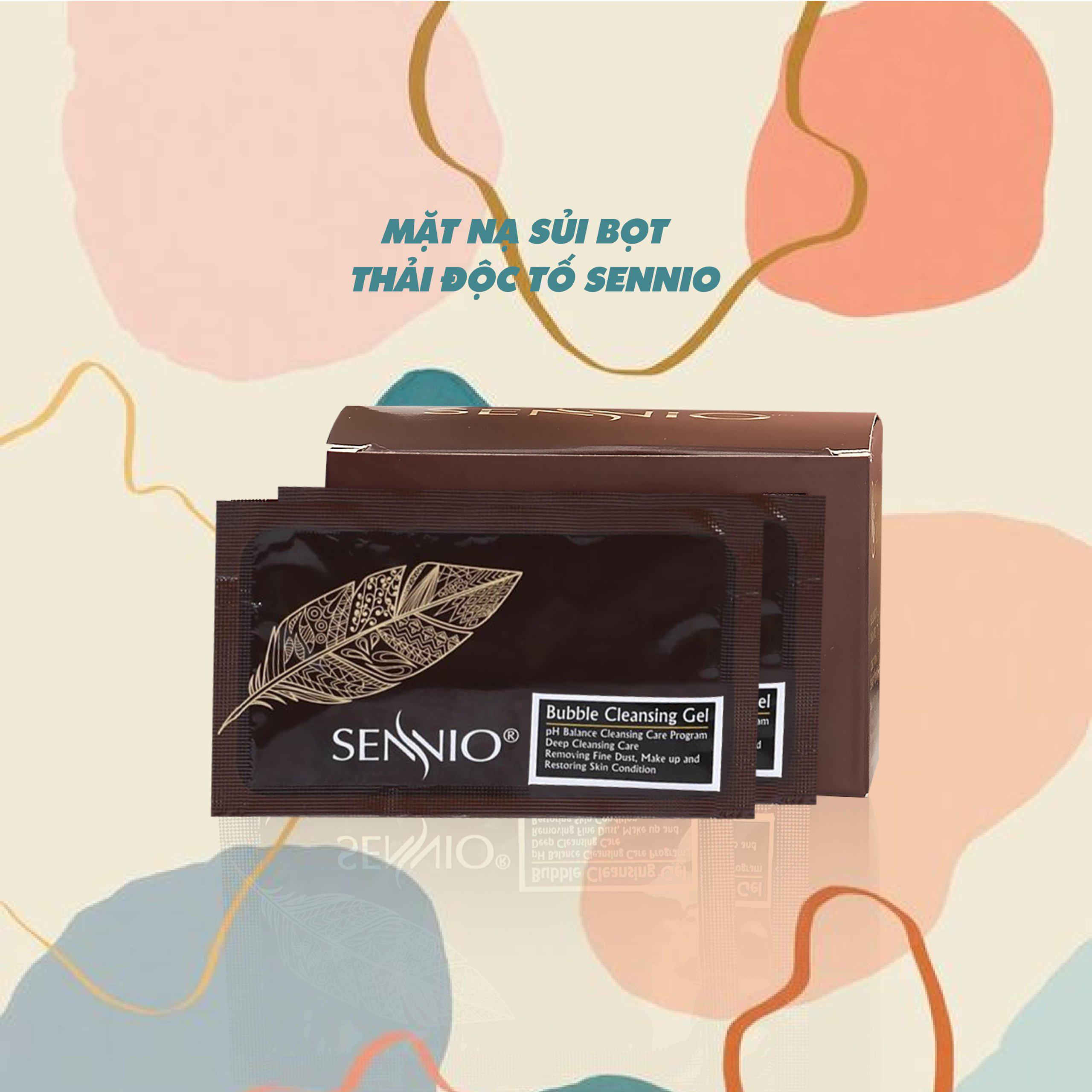 Mặt nạ sủi bọt thải độc tố sennio