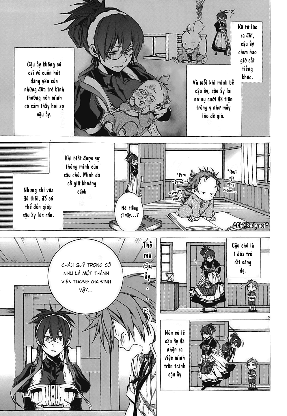 Chuyển Sinh Không Nghề Nghiệp: Tôi Sẽ Cố Gắng Hết Sức Nếu Tôi Đến Thế Giới Khác chapter 5.5 5