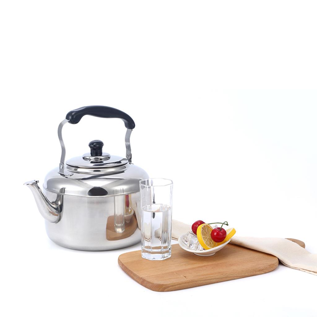2x Whistling Tea Kettle Stainless Steel Teapot Water Coffee Fast Boiling 4L