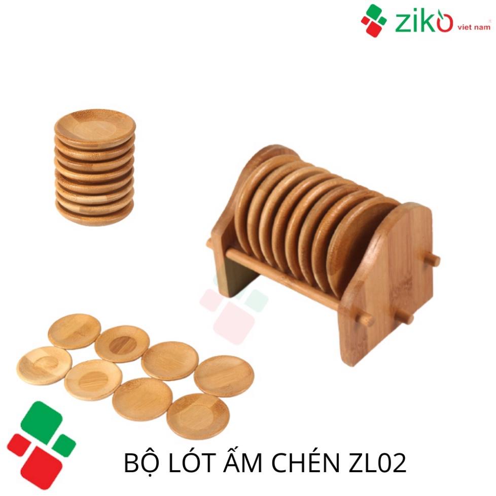 Bộ lót chén trà bằng tre hàng loại 1