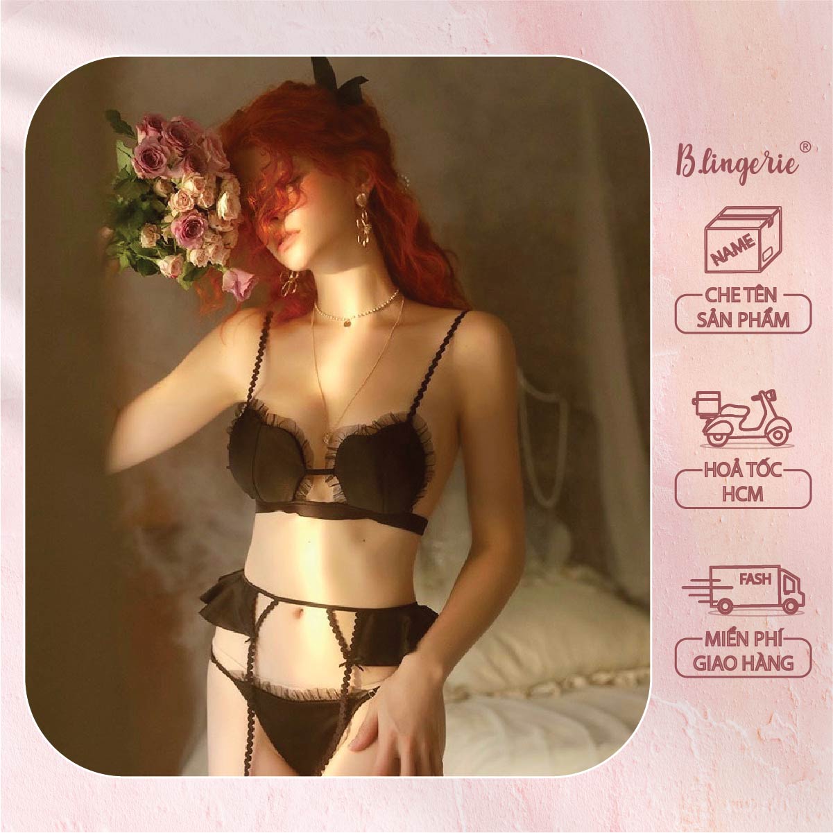 Bộ Đồ Lót Nữ Thiết Kế Gợi Cảm - B.Lingerie