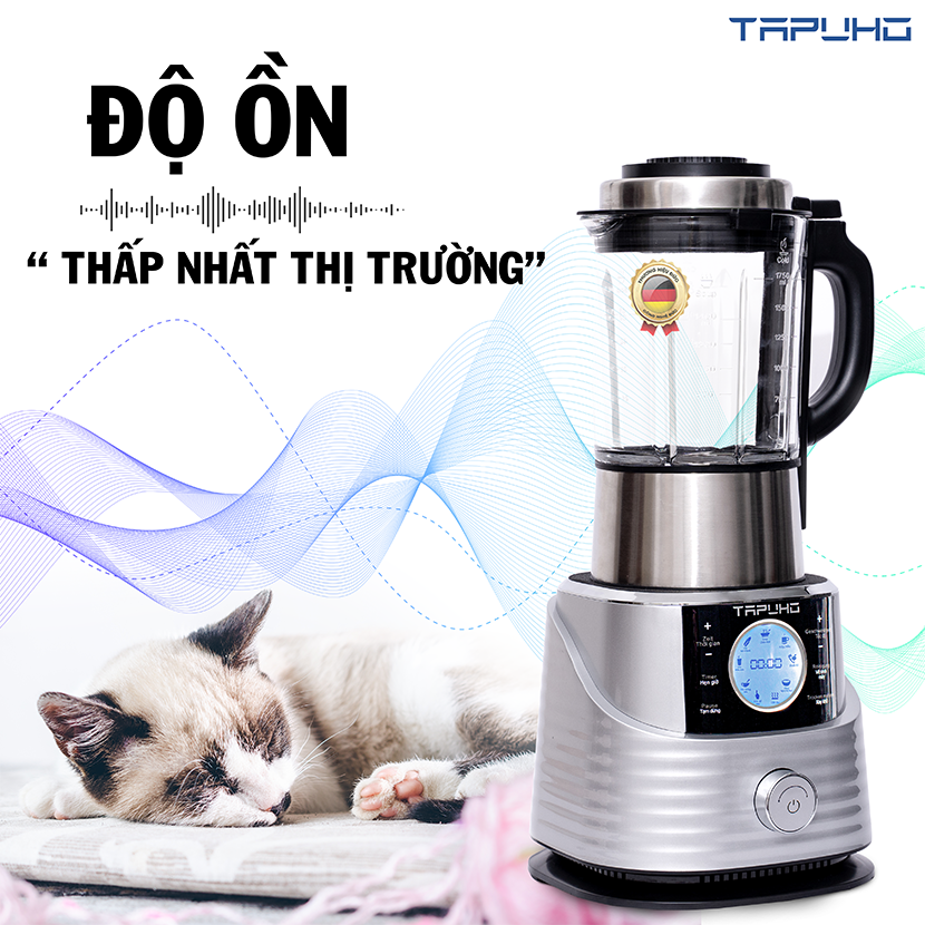 Máy Làm Sữa Hạt Đa Năng TapuhoT01, Máy Xay Sữa Hạt Đa Năng Công Suất 2000W Dung Tích 1.75L Có Chức Năng Tạm Dừng Hàng Chính Hãng- Bảo Hành 24 Tháng